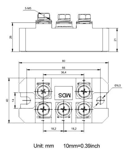 MODULO RECTIFICADOR 100A