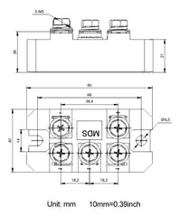 MODULO RECTIFICADOR 100A