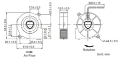 Ventilador Radial Turbina Soplador Sin Escobillas 24v Dc Repuesto Pistola de Calor