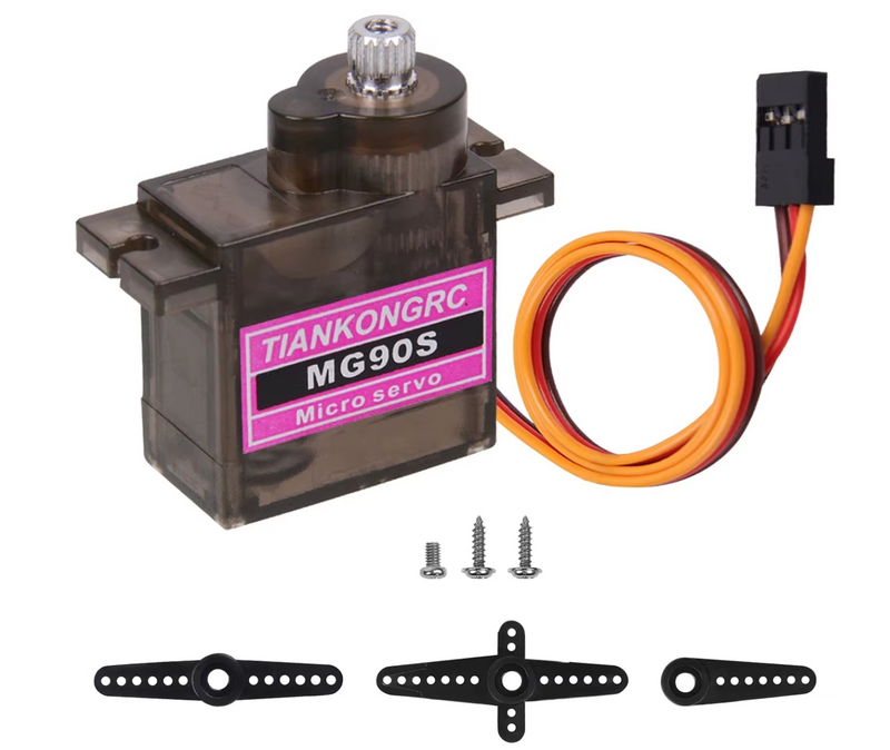 Servomotor Mg90s Piñón Metálico Para Brazo Robótico Robot