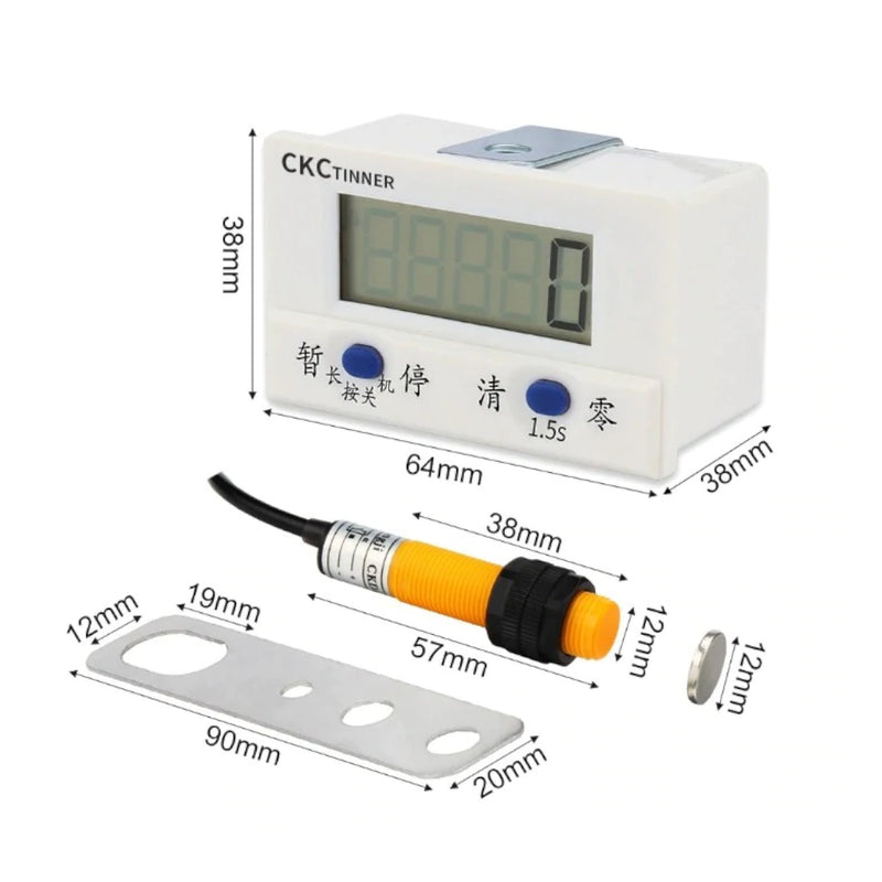 Contador Electrónico 6 Dígitos Ascendente Descendente Sensor