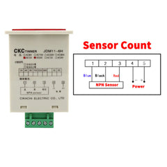 Contador Electrónico Con Sensor 4mm Pantalla 6 Dígitos 110v JDM11-6H