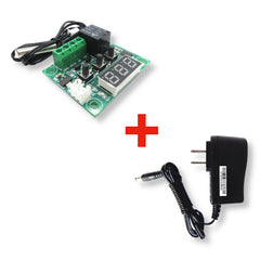 Kit Termostato Digital 12v Incubadora W1209 + Adaptador