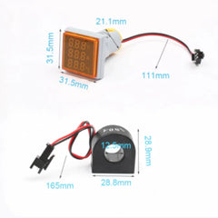 Medidor AC De Voltaje  Corriente Y Frecuencia 500V 100A 20-75Hz