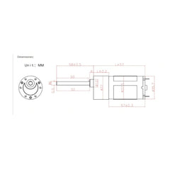 Motorreductor 12v 7rpm Eje De Tornillo Sinfin Tuerca M6 25kg