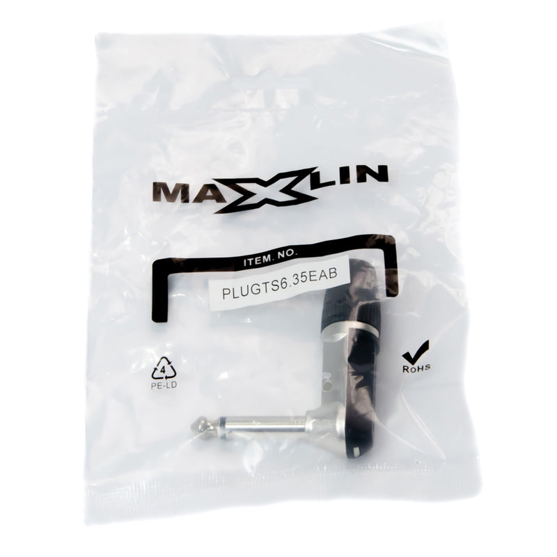 Plug Monofonico Maxlin en L Metalico