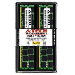 Memoria Ram de Servidor 1600mhz 16GB 2x 8GB DDR3 PC3L-12800R ECC REG