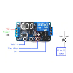 Temporizador Digital Programable Volteo Incubadora Plc con Disparo Externo