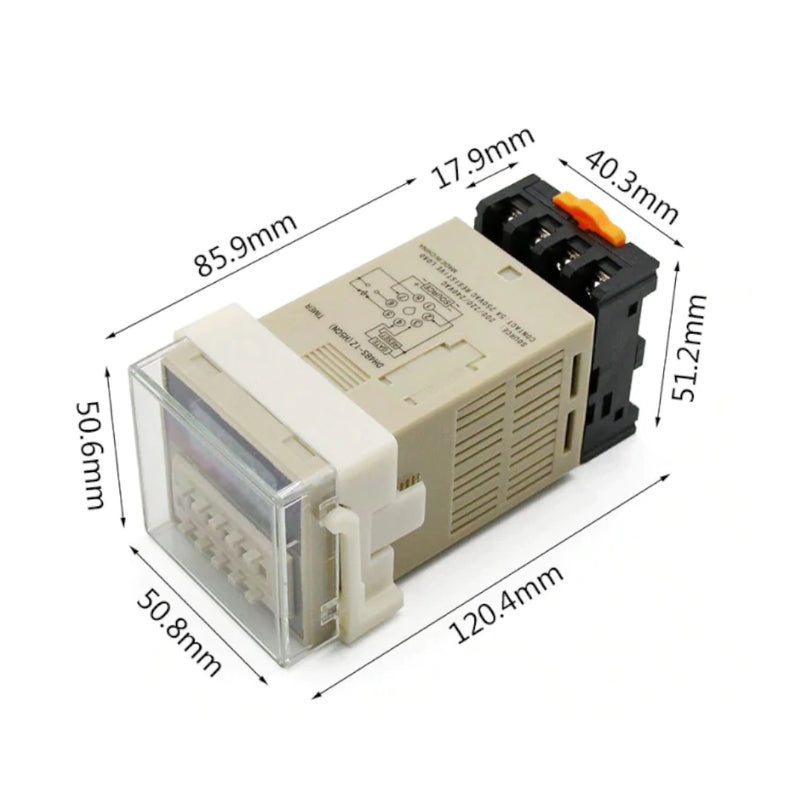 Temporizador Programable.0-99 Segundo,minuto,hora 110v DH48S-s