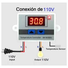 Termostato Digital 110v Incubadora W3001