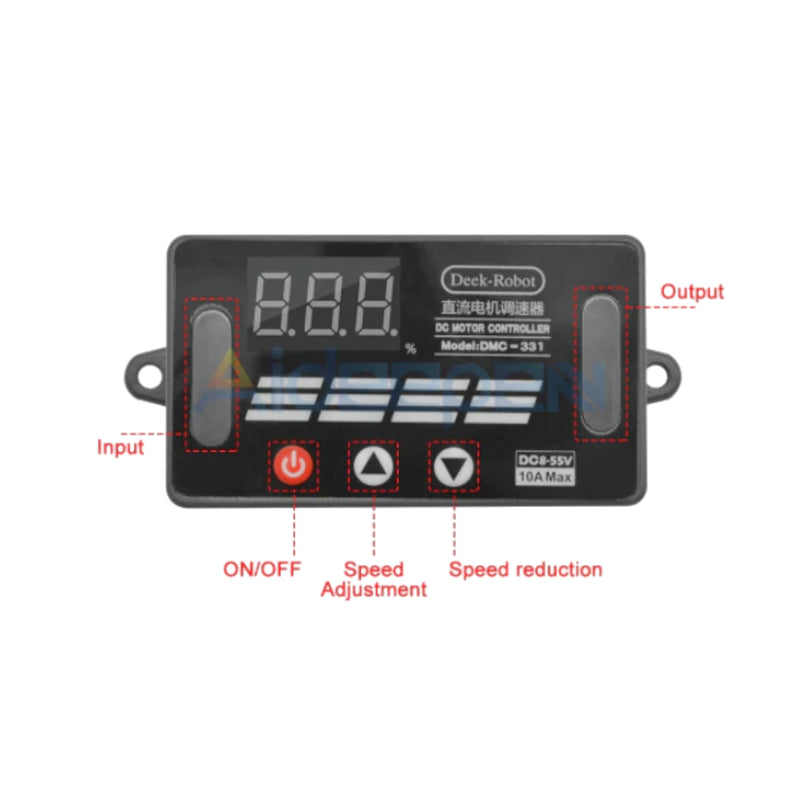 Variador De Velodidad Motor Dc PWM 12v, 24v, 36v Y 48v DMC-331