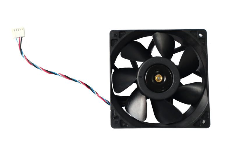 Ventilador Delta Qfr1212ghe 12v Con Fuente Rack Minería Dc con adaptador 12v