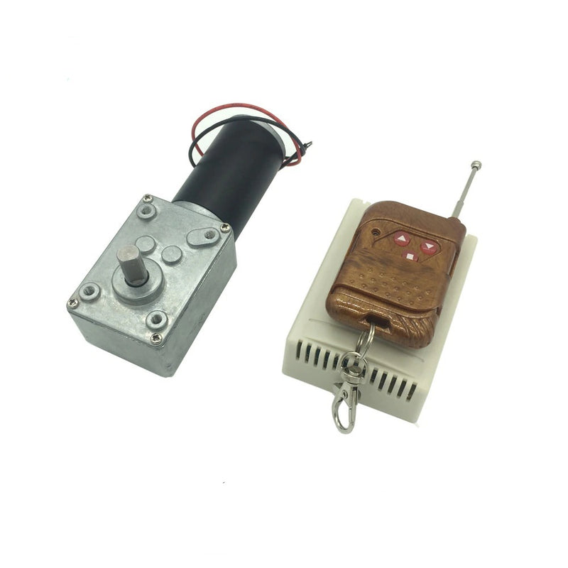 Motorreductor 12v 40rpm 40kg Con Control Remoto inalámbrico