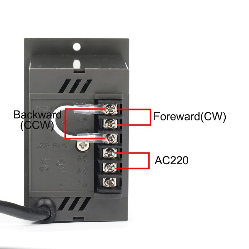 Controlador De Velocidad Para Motor Monofasico 110v /220v Ac Torno Reversible Variador