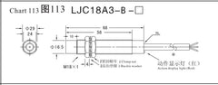 Sensor Capacitivo LJC18A3-B-Z/BX de Proximidad Interruptor 18mm Detector NPN Abierto